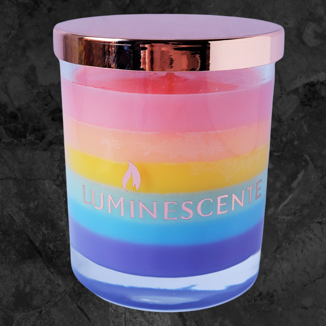 Pride Parade: Fruit loops scented soy wax candle 300gm